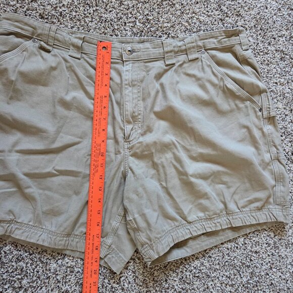 Duluth Trading Flex Fire Hose Shorts Mens 46 Canvas Work Utility 7 Inch Inseam - Picture 6 of 7